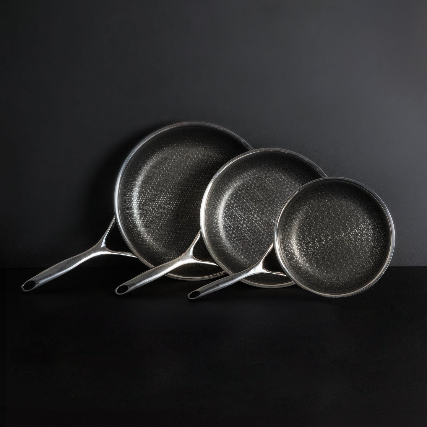 3-Piece Hybrid Fry Pan Set