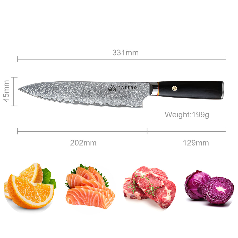 Coltello da cucina Blackstone Damascus 20 cm