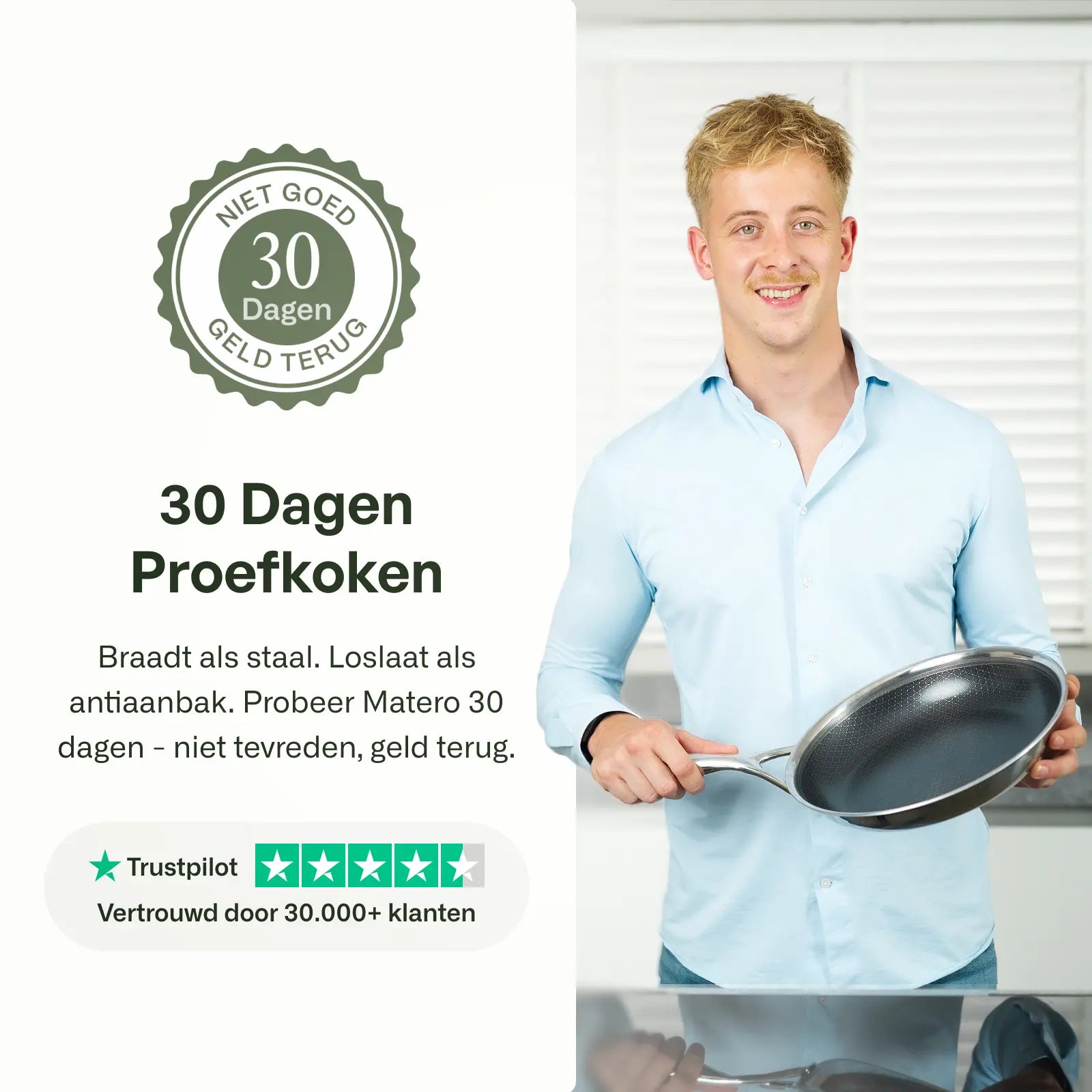 Set padella ibrida & wok Ø 28 2 pezzi con coperchio