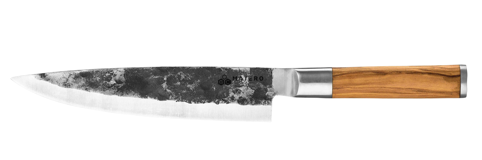 Chef's knife steel / olive wood