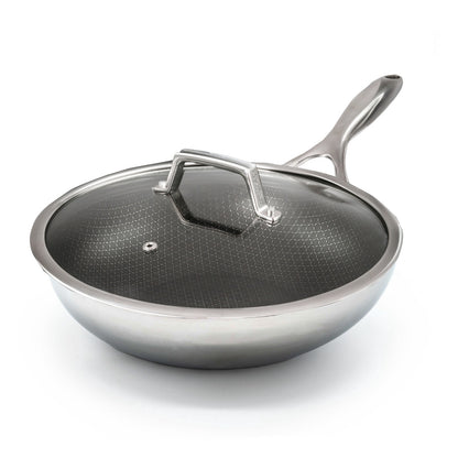 Hybride wok Ø 28 cm met deksel
