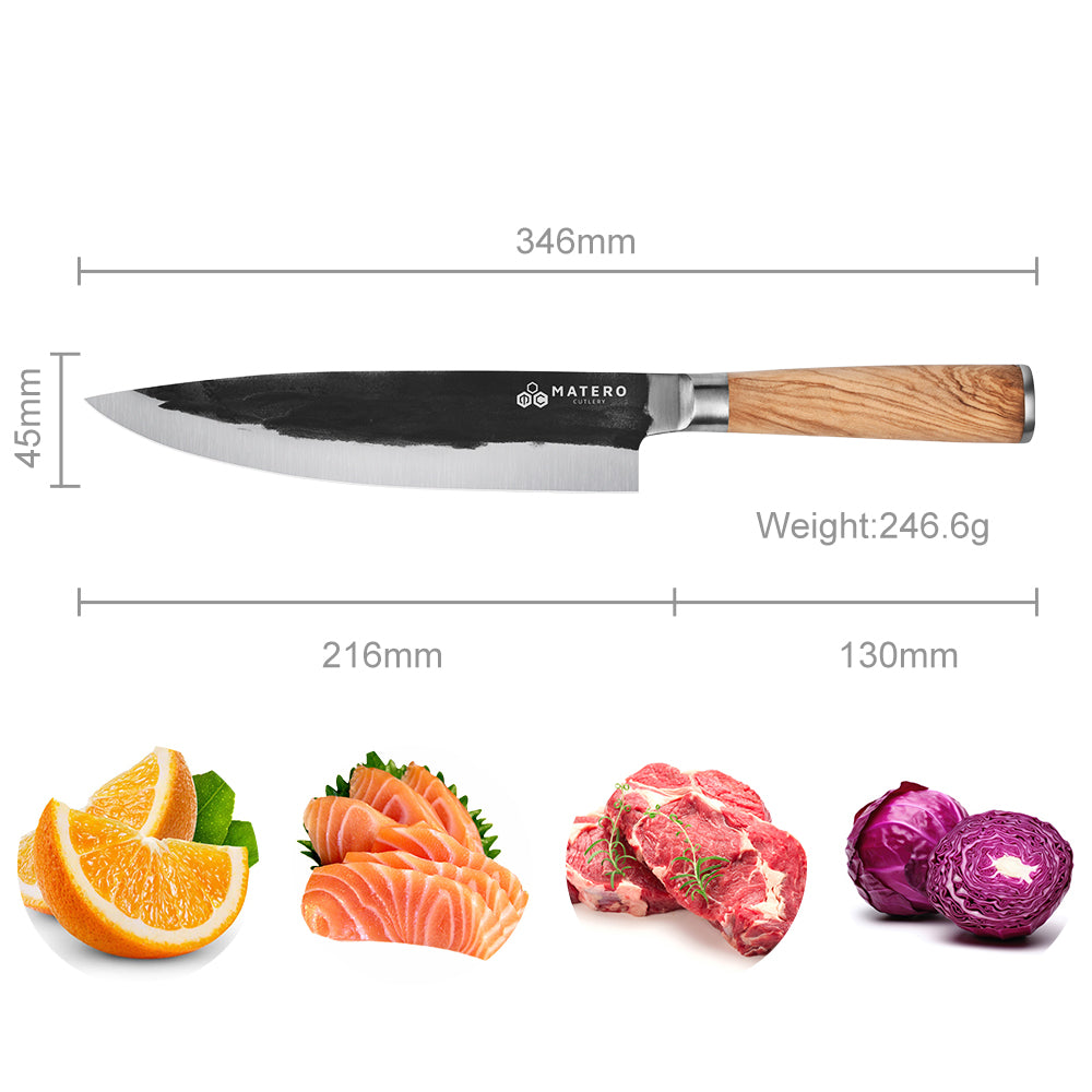 Coltello da cucina Aureo Olive 20 cm