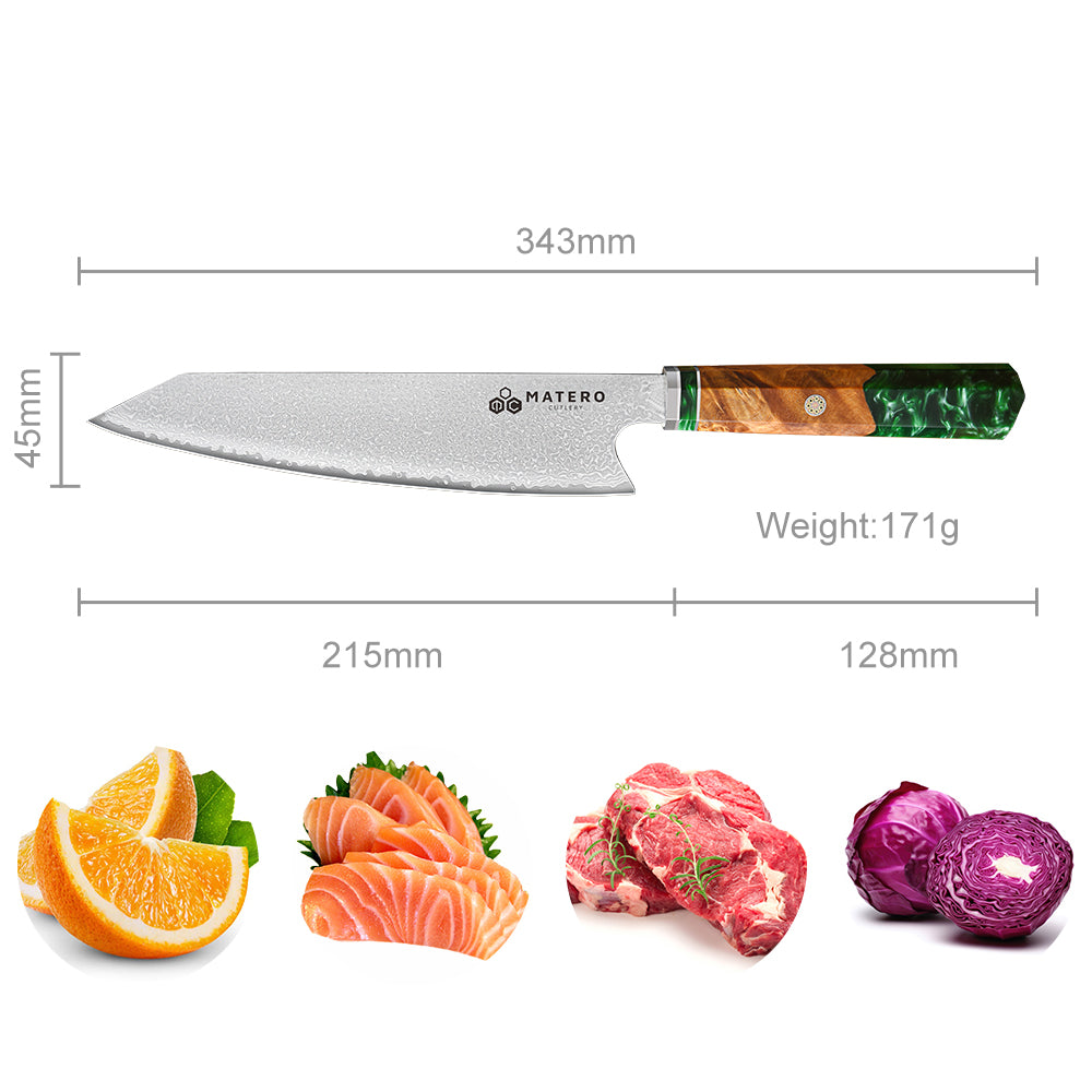 Forest Epoxy Damasco Kiritsuke 20 cm