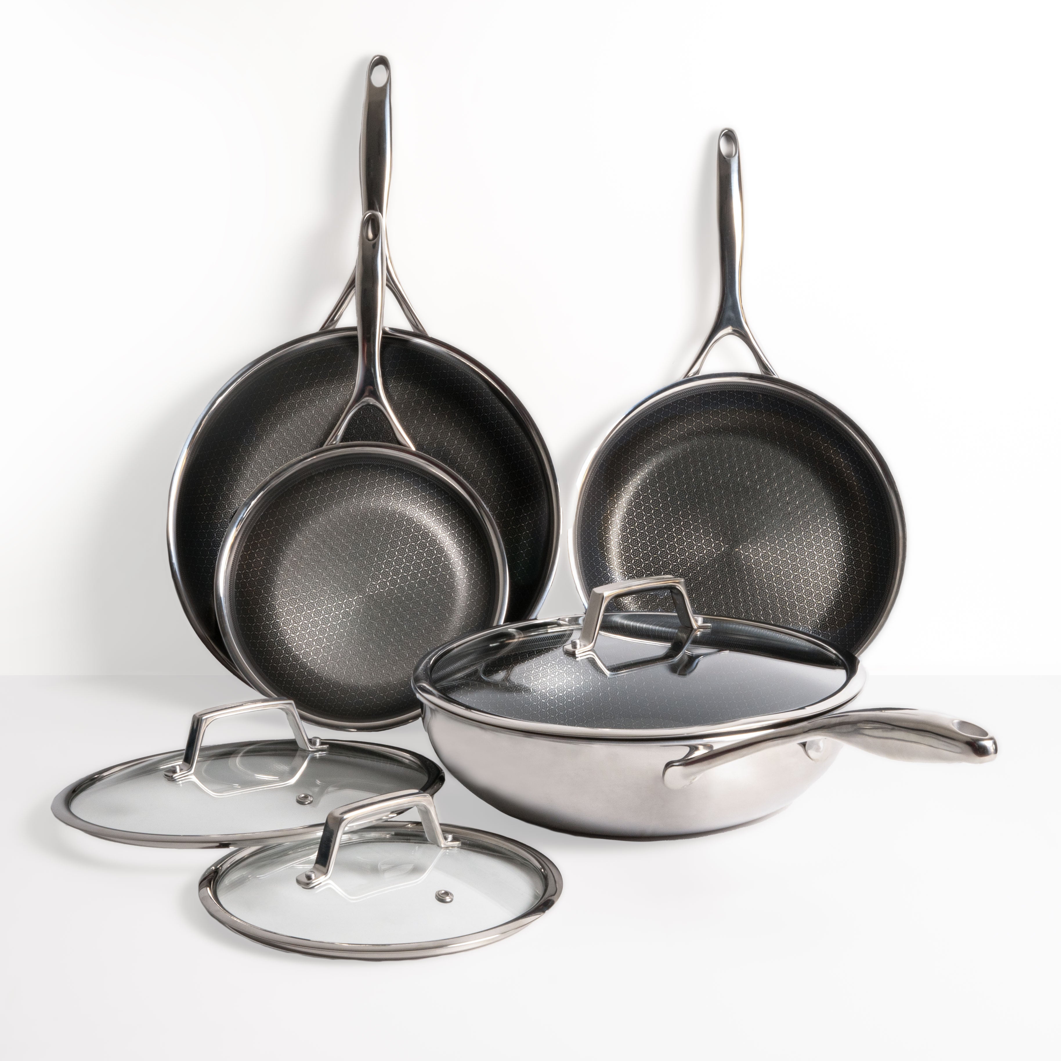 Sobczyk - Pentola Ibrida A Induzione 28 Cm Con Coperchio, Antiaderente 3 Strati, Senza PFAS, Lavabile In Lavastoviglie